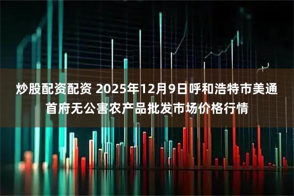 炒股配资配资 2025年12月9日呼和浩特市美通首府无公害农产品批发市场价格行情